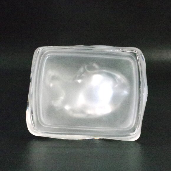 Vintage Art Glass Cat Cristal d'Arques Durand Kitten Paperweight, Cat figurine - Picture 6 of 6